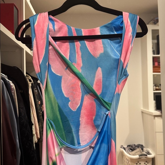 Colorful Abstract Maxi Dress | SIZE S - Picture 3 of 5